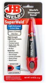 J-B WELD 33301 UV vytvrdzujúce sekundové lepidlo SuperWeld vytvrdzujúce svetlom ( 5g )