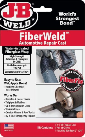 J-B WELD 38237 Automotive Repair Fibre Tape Automotive Repair Cast na opravu automobilov ( š5,1xd91cm )