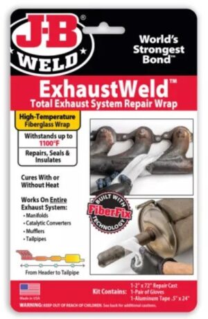 J-B WELD 38572 VýfukSúprava na opravu výfukových potrubí s odolnosťou do 595°C ( 5x183cm )
