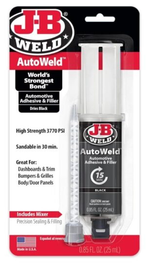 J-B WELD 50138 odolné epoxidové lepidlo pre automobilový priemysel AutoWeld ( 25ml ) + miešačka