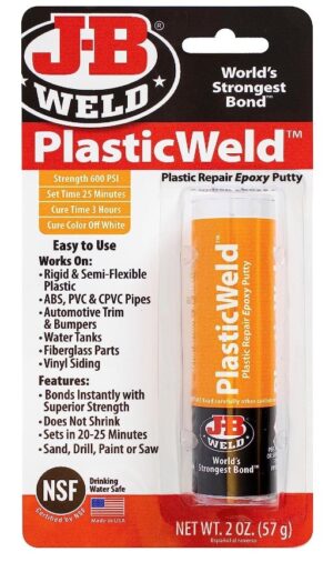 J-B WELD 8237 epoxidový tmel na plastové povrchy PlasticWeld ( 57g )