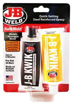 J-B WELD 8271 KwikWeld XL rýchlo tuhnúce dvojzložkové epoxidové lepidlo ( 2x142g )